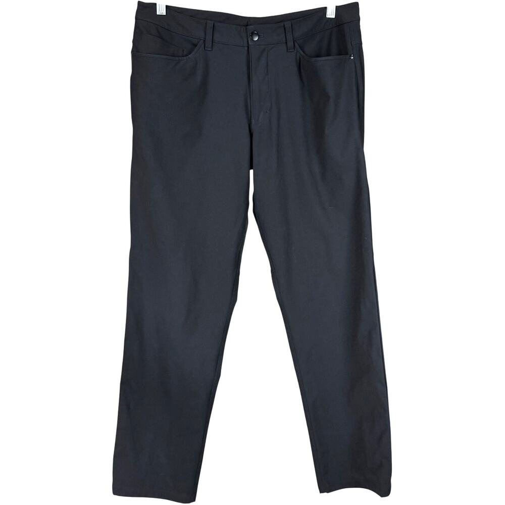 Lululemon ABC Pant Classic Black Men's Size 34 x 30 Excellent Used Condition